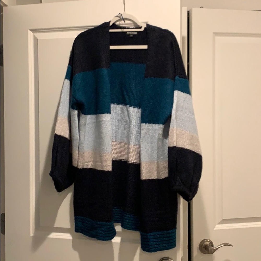 Color block sweater